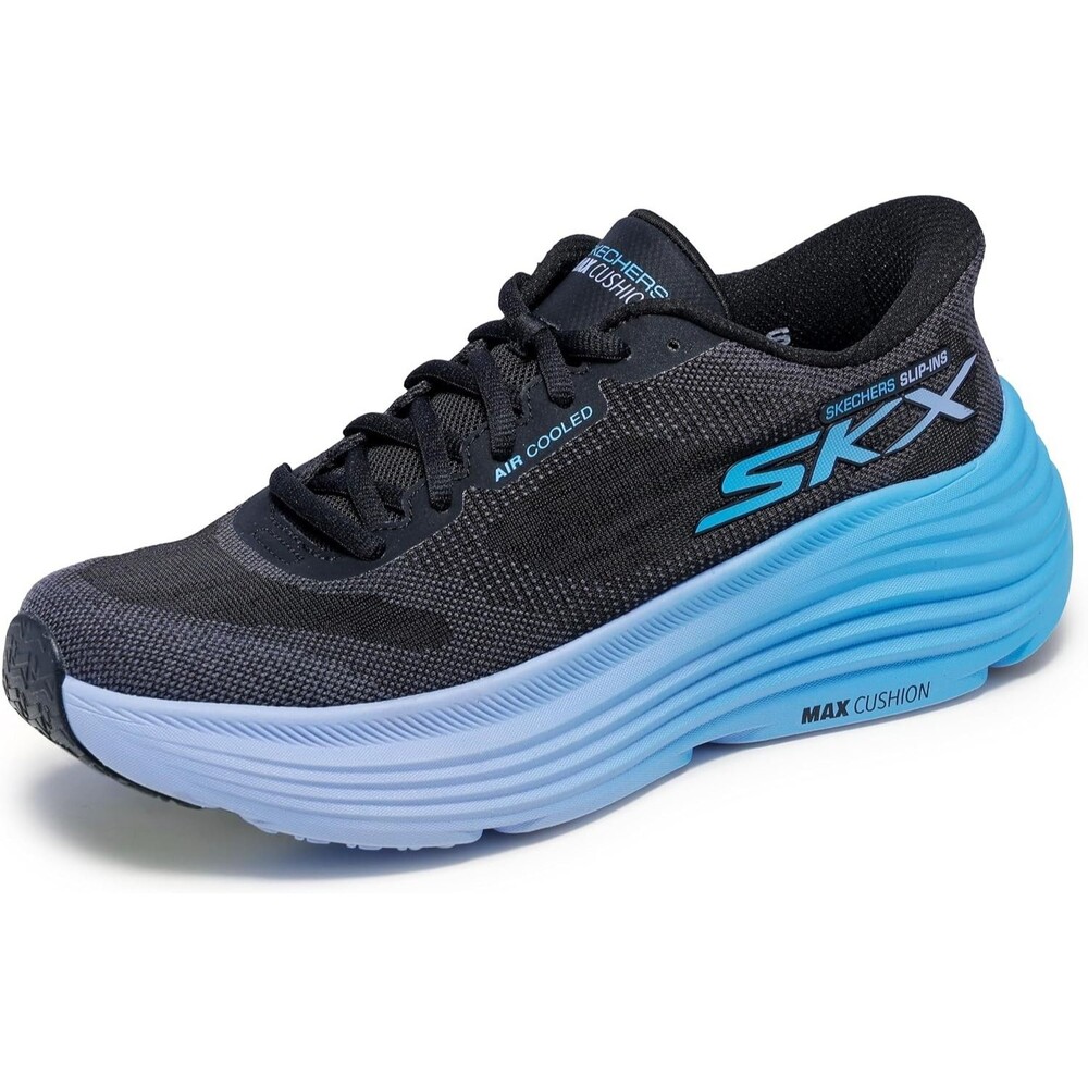 Skechers Max Cushioning Endeavour Women's Slip-In Sneaker Black Sz 8.5W